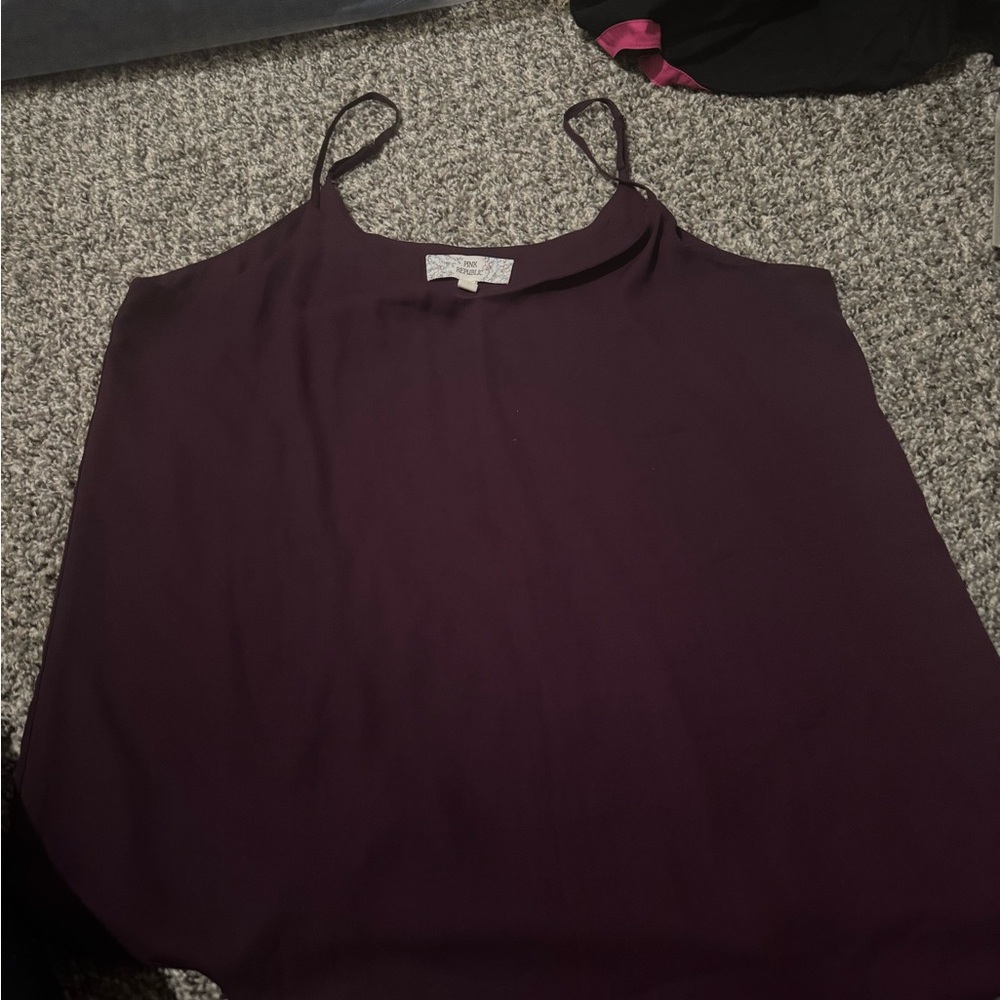 Purple Spaghetti Strap Top